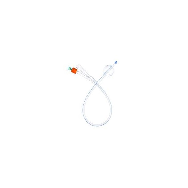 SONDE DE FOLEY 2 VOIES SILICONE CH06-08-10-12-18 & 20