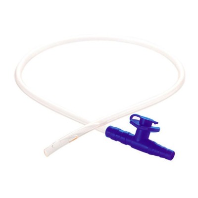 SONDE D'ASPIRATION CH6 VERT, CH08 BLEU, CH10 NOIR & CH12-18 AVEC VALVE