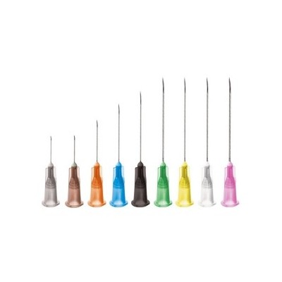 AIGUILLES JETABLES G21 x1,5" Verte 40 MM BTE/100