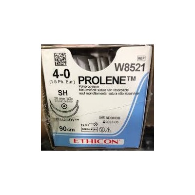 PROLENE 4/0  1/2 CR 22MM 90CM DOUBLE AIGUILLES