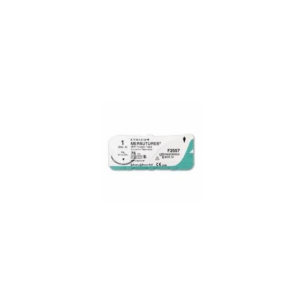 MERSUTURE (POLYSTERE) 0 CR VERT 1/2 26MM 75CM